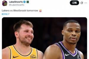 湖人自媒体预热：明天湖人VS威少哦！拿好爆米花🍿